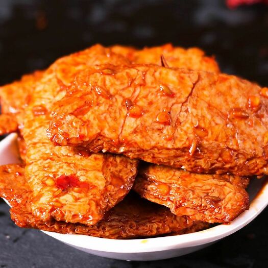 岳阳县 手撕素肉牛排豆干小吃豆制品网红素食素肉零食批