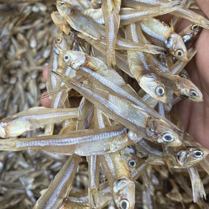 銀魚干 A 優(yōu)品淡曬足干海燕魚白凡魚干銀魚仔公魚干小魚干北海500g