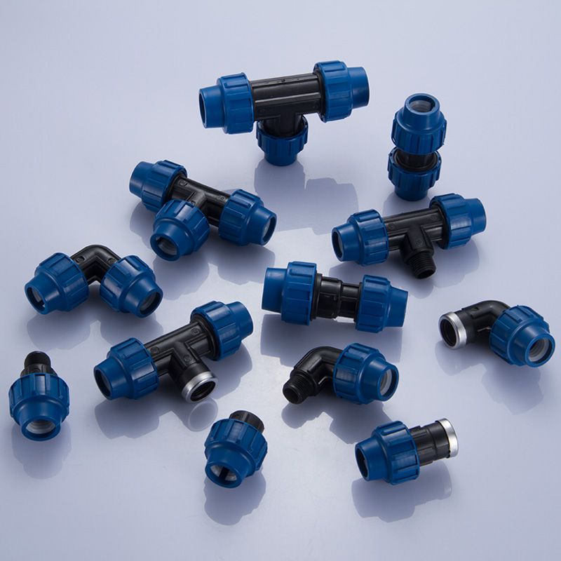 pe管快速接头灌溉拆卸活快接四4分六6分弯头三通自来水管接