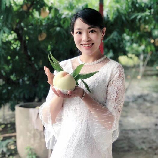 【阳山水蜜]白凤蜜桃 /精品礼盒/大8装 /净重5斤