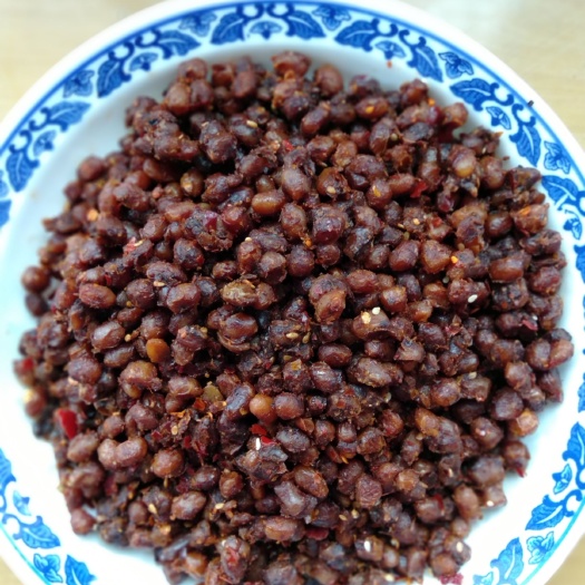 旬阳市黄豆豉  商家推荐陕西安康特产麻辣豆豉下饭菜真空包装350克零售批发