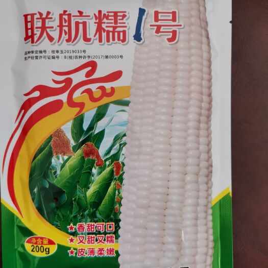 甜糯玉米种子 联航糯1号香糯型糯玉米种，好吃好香好糯，苞顶16型一个包邮