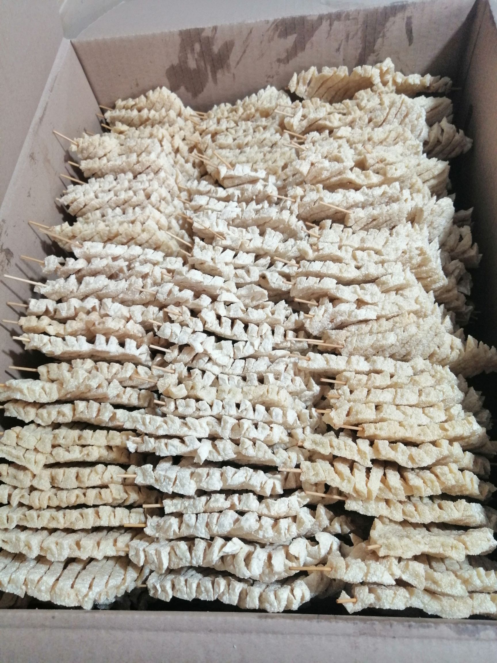 豆腐花  一级豆油炸的豆腐串