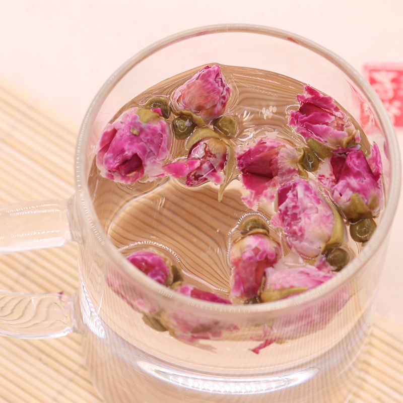 玫瑰花茶山东平阴玫瑰花蕾散装无硫干玫瑰花茶休闲食品包邮