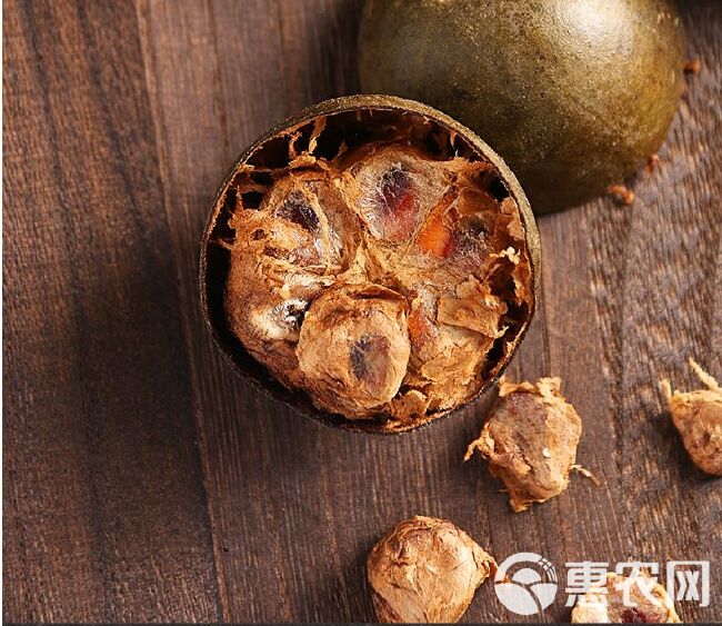  广西桂林传统火烤罗汉果大果中果罗汉果花茶干果批发