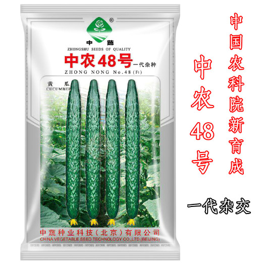 广州 中农48号黄瓜种子 中蔬牌品种 刺密肉绿 耐热性好