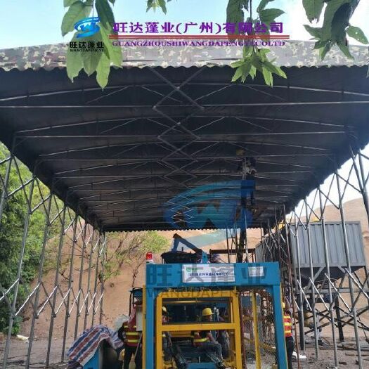 钢管大棚 大排档烧烤蓬移动推拉仓库蓬遮阳棚车棚 厂家直销 按尺寸定做