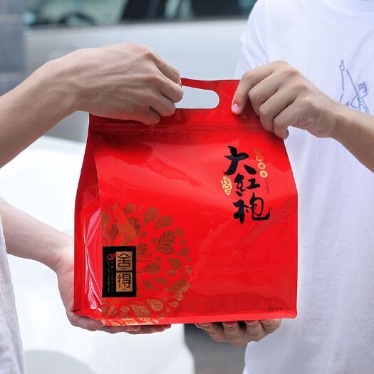 武夷山市原种大红袍 中足火大红袍碳焙武夷山岩茶大红袍茶叶袋装散装500克一斤装