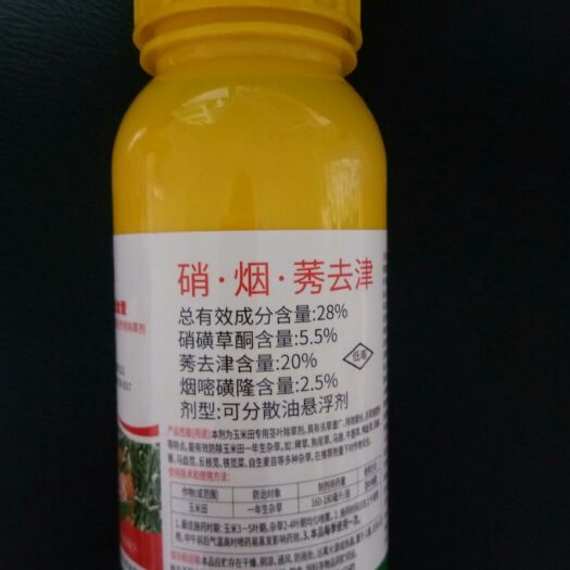 28%硝磺草酮烟嘧磺隆莠去津玉米专用安全型苗后除草剂
