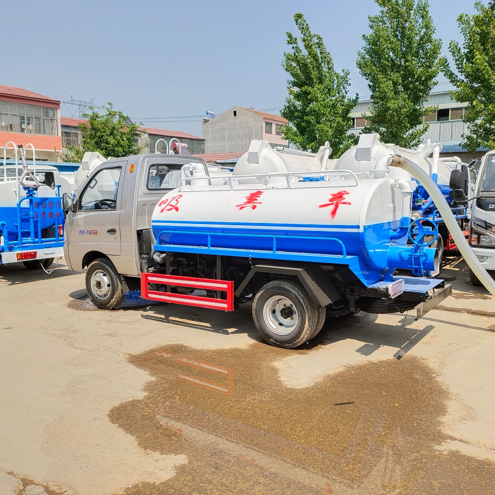  5方吸粪车小型抽粪车三轮吸粪车