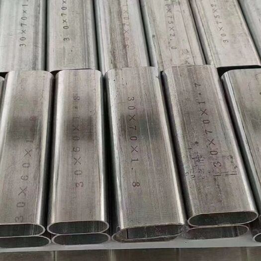 天津大棚管 大棚镀锌椭圆管方管可发样品