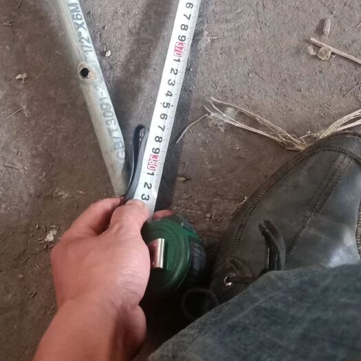 龙口市钢管大棚 二手扣地棚，没有用过的，100吨