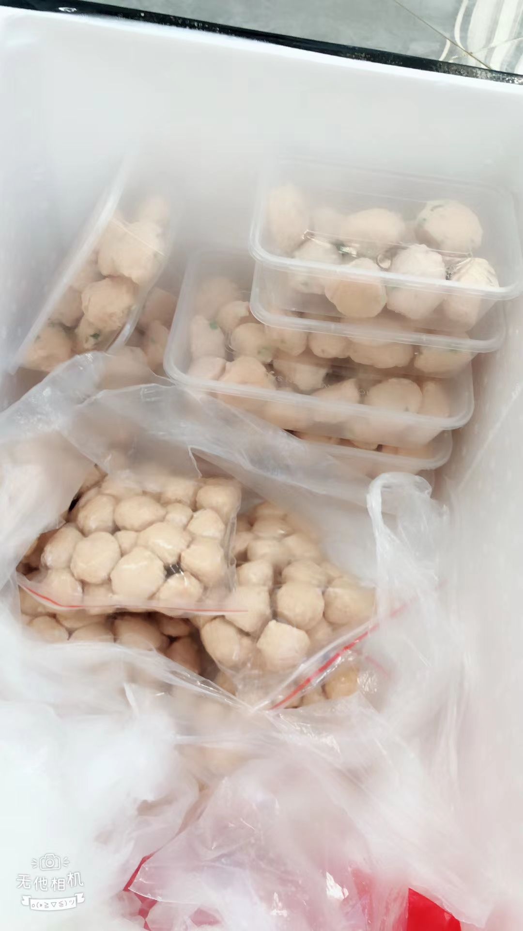  鲜虾丸，纯手工制作