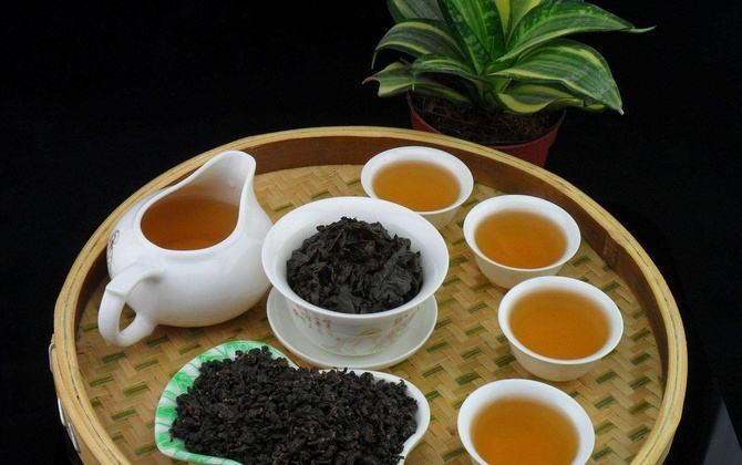 寻乌县 黑乌龙茶木炭技法茶多酚油切黑乌龙浓香型乌龙茶250g九省包