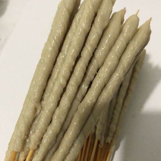 郑州 烧烤小面筋带竹签