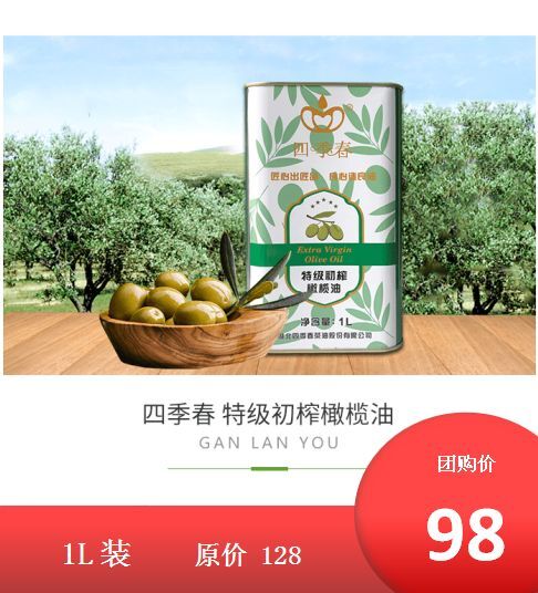麻城市 端午优惠四季春特级初榨橄榄油