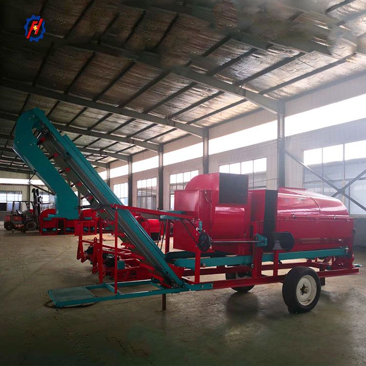  厂家直销  奥华新款农用花生摘果机 全喂入式花生脱果机