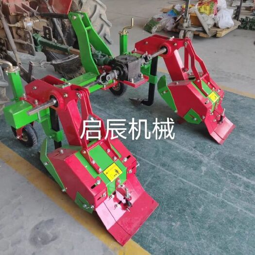 禹城市四轮拖拉机带旋耕除草机膜间起垄地专用割草机松土除草机