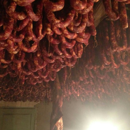石门县香肠/腊肠  农家散养土猪肉前夹肉