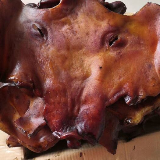 洞口县腊猪头肉 柴火猪头皮