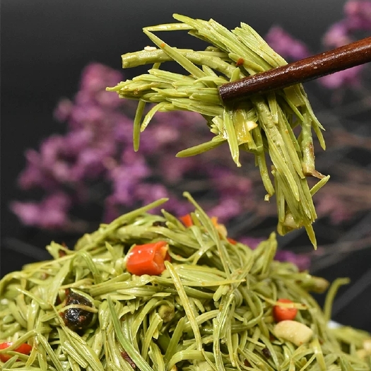 会泽县1000克沙松尖云南山林野菜保鲜蔬菜酒店特色食材