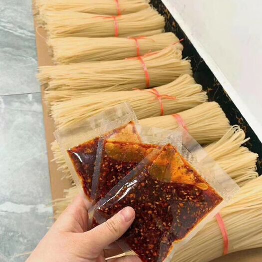 天柱县 本地手工米粉圆粉可凉拌干拌汤粉麻辣烫