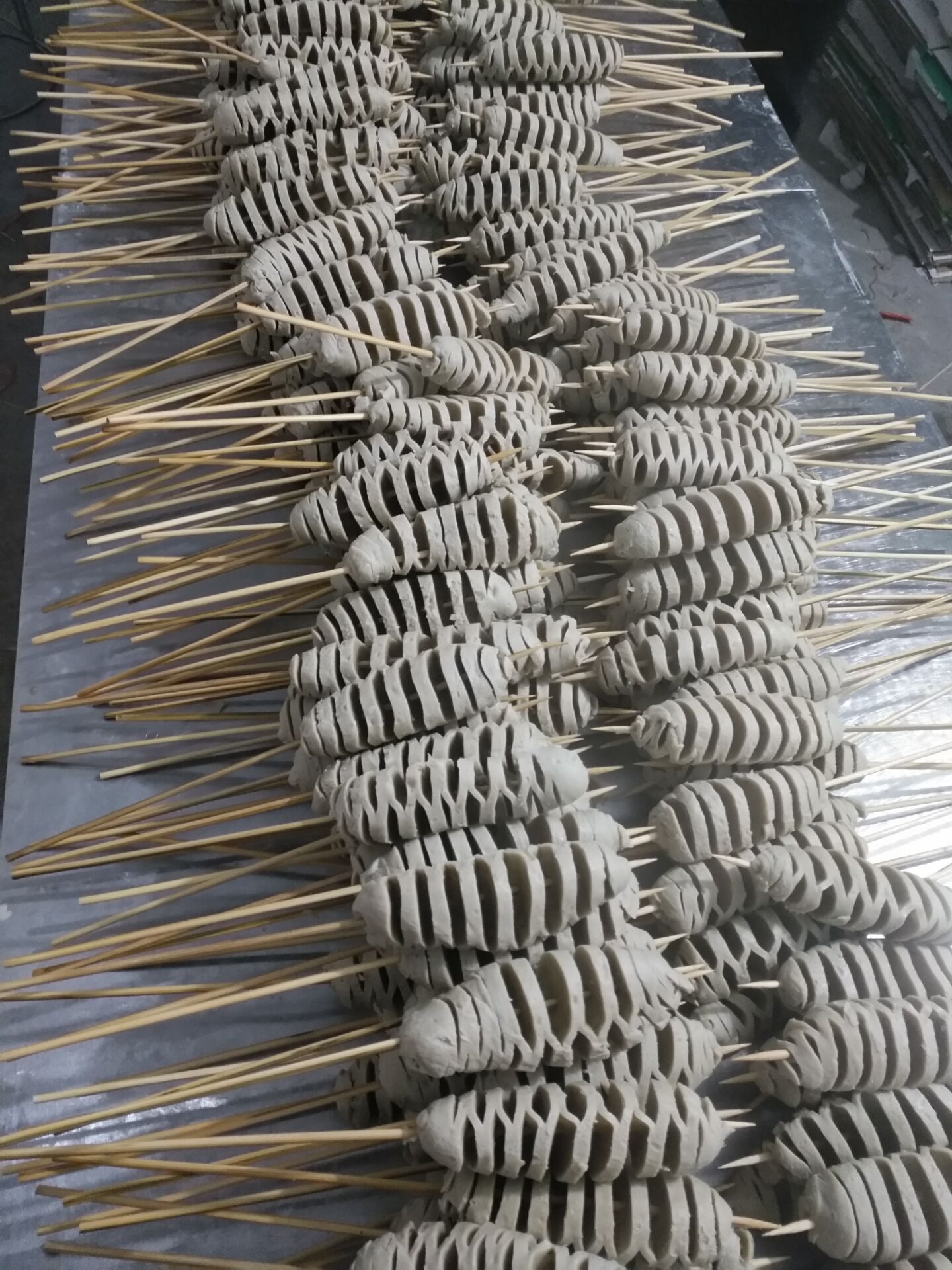  烤面筋 面筋串 面筋头 水面筋