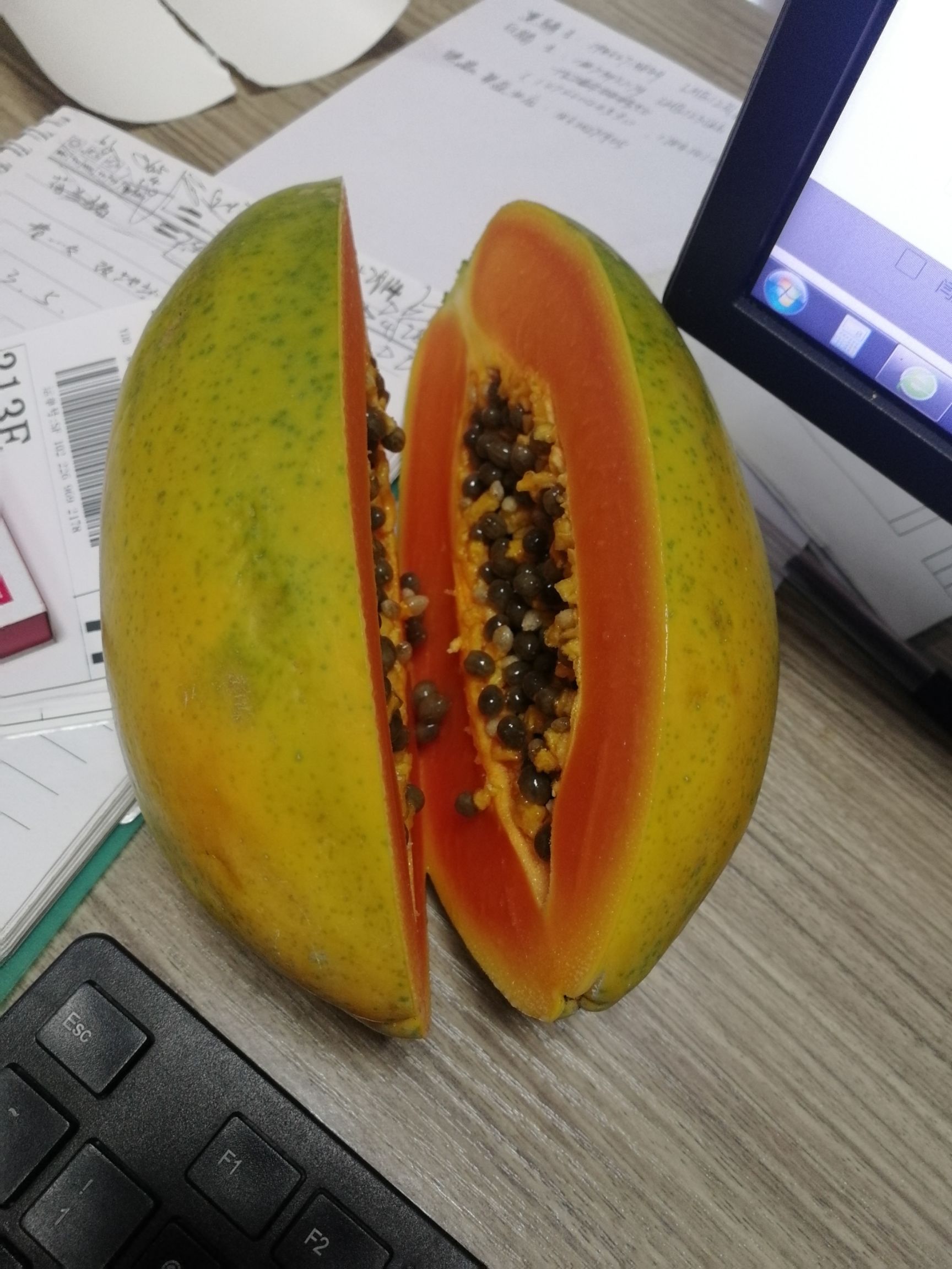  雷州冰糖红心木瓜 大青品种 顺丰一件代发气柱包装