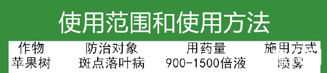 剑康65%戊唑.丙森锌斑点落叶病黑斑病霜霉病疫病黑星叶斑病