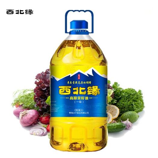 西宁【西北缘】青海高原菜籽油—5升，厂家源头直供，一级压榨～包邮