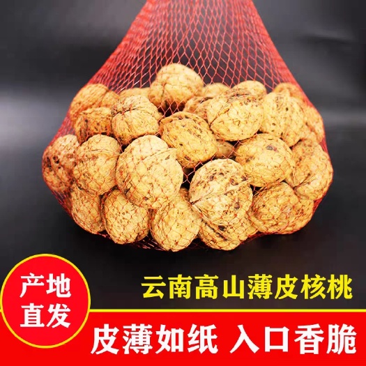 永平县 云南核桃大理永平薄皮纸皮核桃果 新鲜核桃孕妇小孩零食坚果