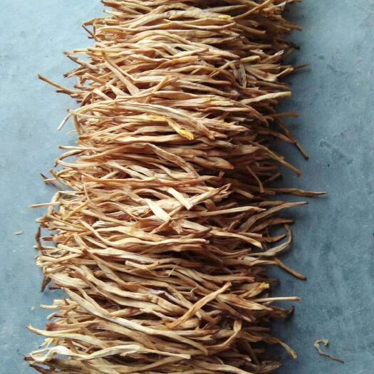 大荔县 特级无硫原品大条黄花菜，全干，色金黄，量大从优，一件包邮