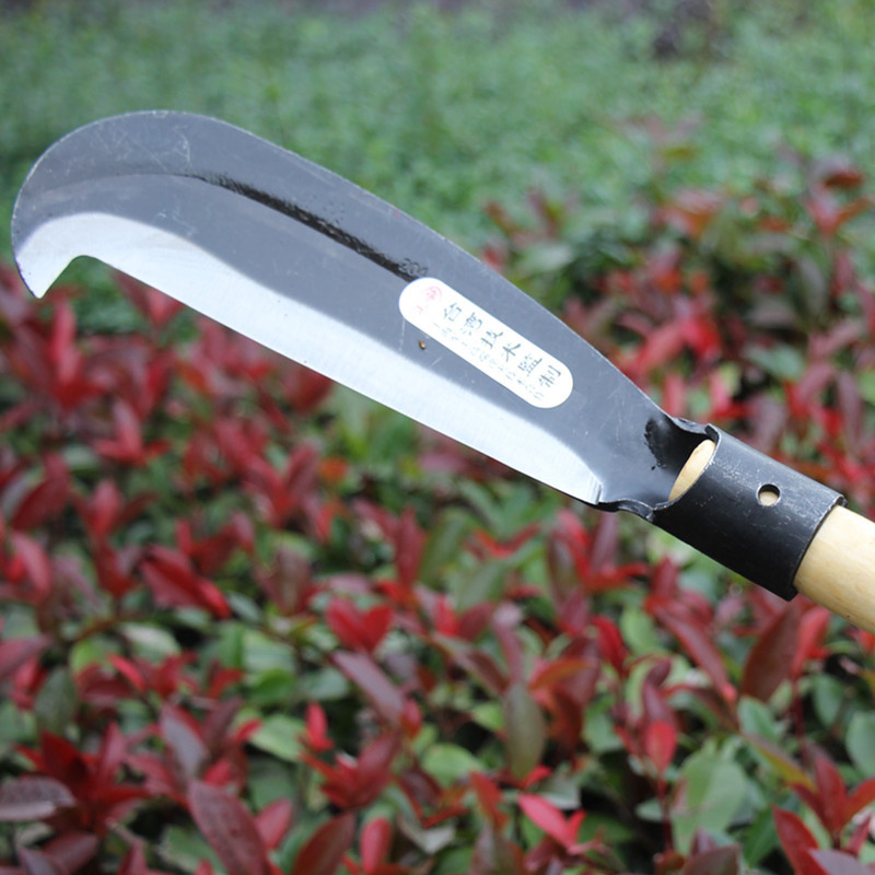 农用镰刀 捞刀河镰刀 割草刀弯刀 农用刀具 砍柴刀 劈柴砍树刀园艺园林