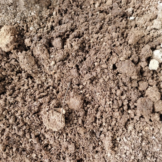 新兴县纯鸡粪发酵时间长达6个月，经过三次反堆自行高温发酵。