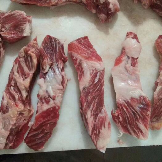 阳信县牛肋排  纯干腹肉条  烧烤必备   一手货源价格实惠