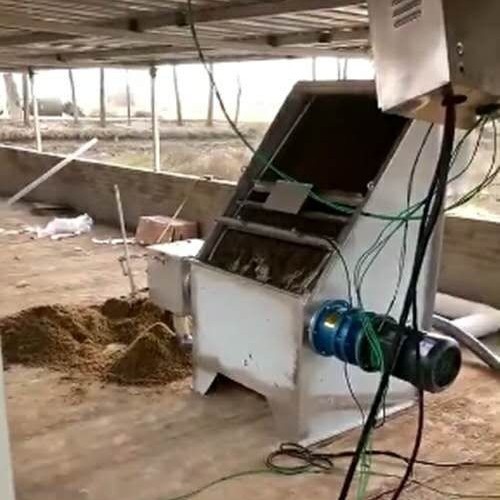 荥阳市 新款环保型养殖设备粪便干湿分离机适用于畜禽粪便等的脱水分离