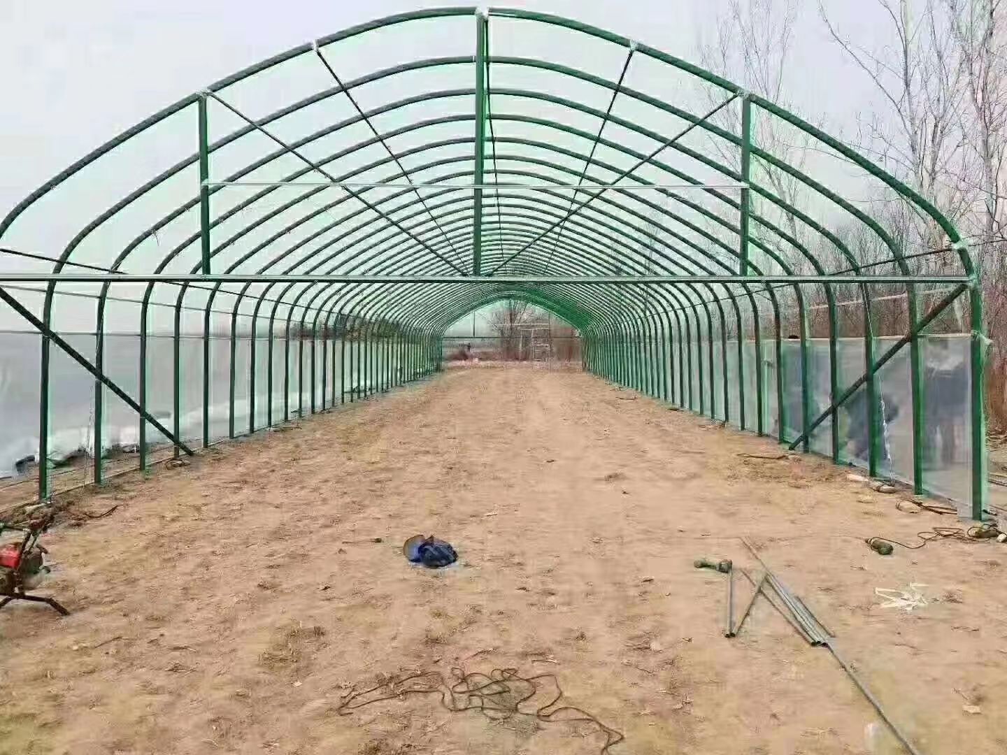 养殖大棚配件 抗腐蚀耐老化热镀锌钢管大棚厂家供应