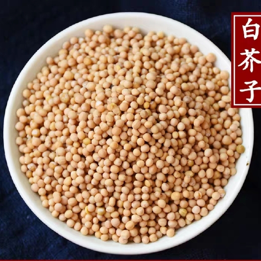 白芥子中药材白芥子白介子 辣菜子 芥菜子 白芥子茶