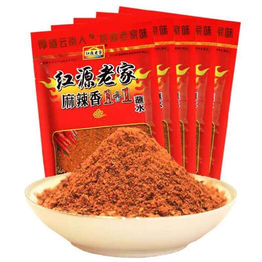 昆明 云南蘸水红源老家辣椒面300g麻辣香1+1烧烤蘸辣椒粉调料