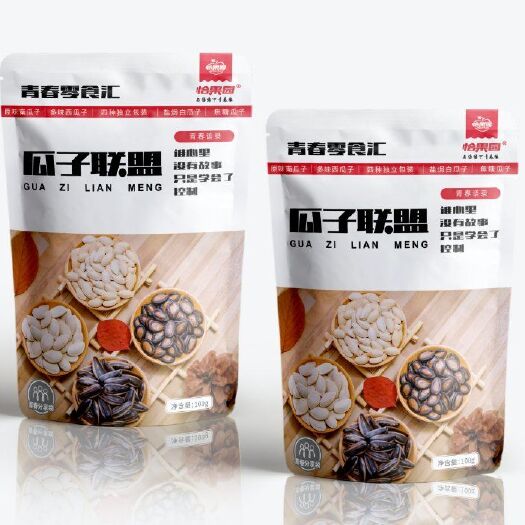 烟台 恰果园瓜子联盟100克袋装坚果炒货休闲零食小包装网红零食