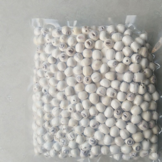 洪湖市洪湖穿芯磨皮白莲子淀粉足是您的欢迎团购