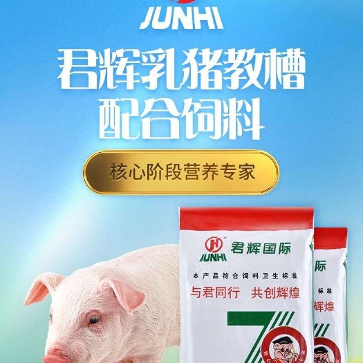 长沙县乳猪配合饲料  赛优乳——乳猪教槽配合饲料，肯吃抗拉不掉膘，真空包装