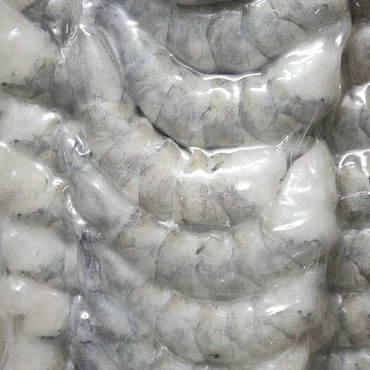 湛江厄瓜多尔白虾 生去头虾，深海急冻虾，湛江水产厂家直销