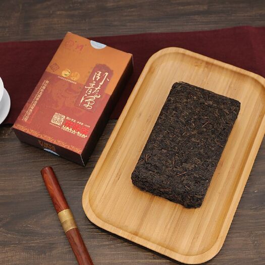 安化县茯砖茶 手筑天茯