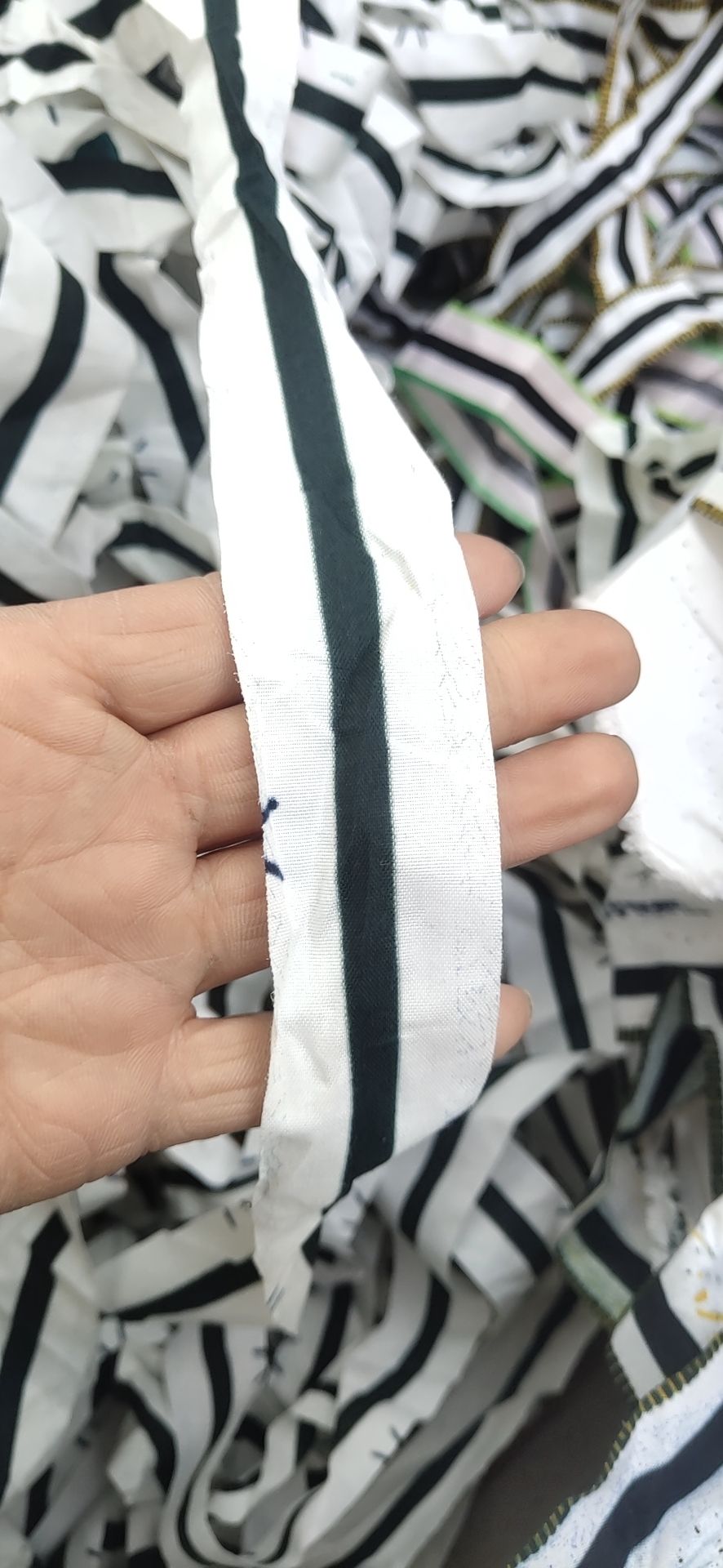 布绳 黑白条土球捆扎布条果树拉枝布竹竿捆绑布条树球打包带捆吊瓜布条