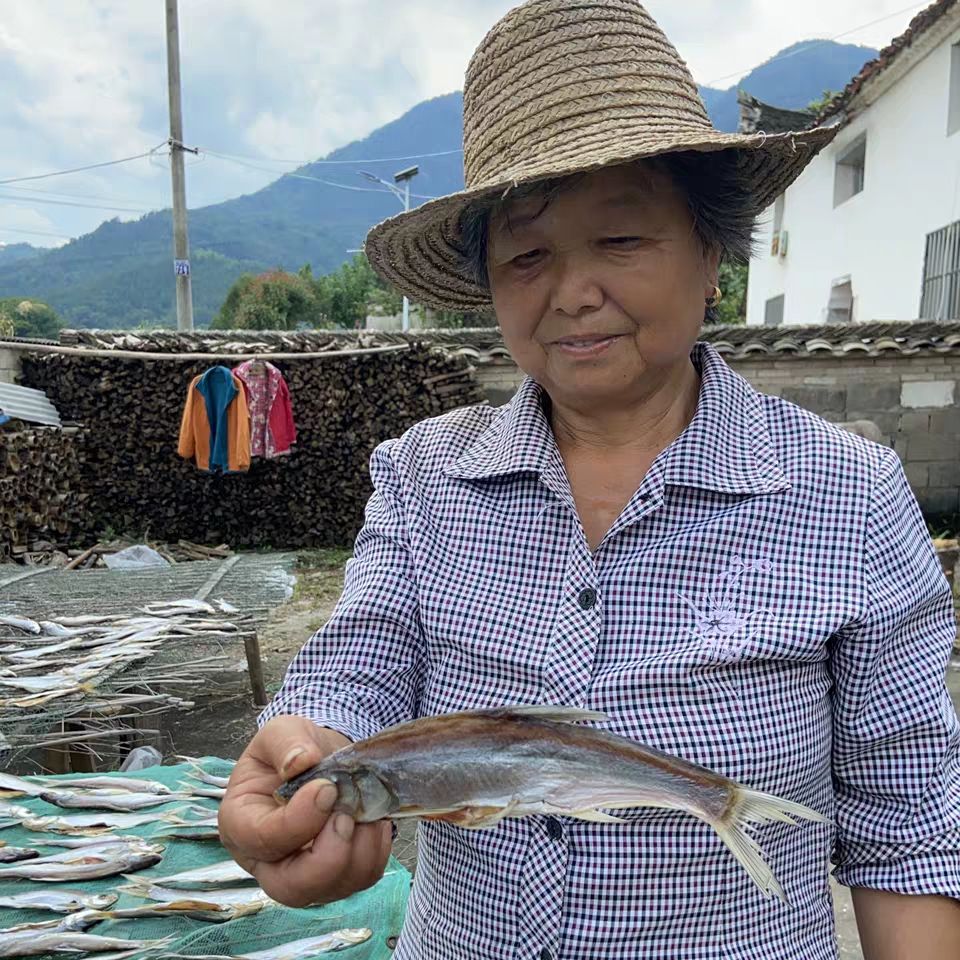  安徽黄山太平湖咸鱼干