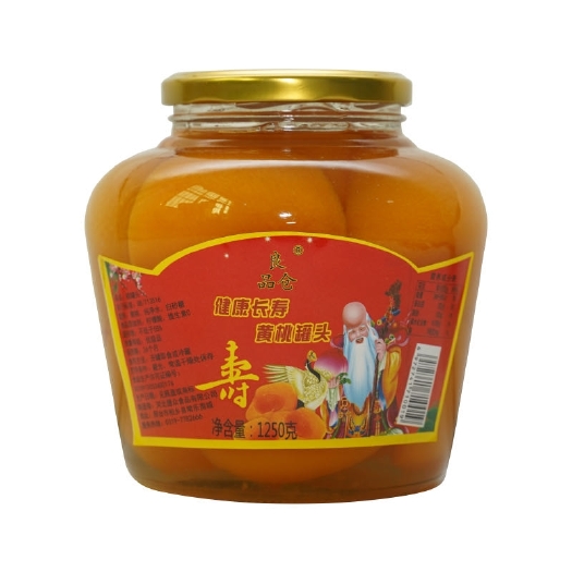 柏乡县 黄桃罐头1250克一瓶装