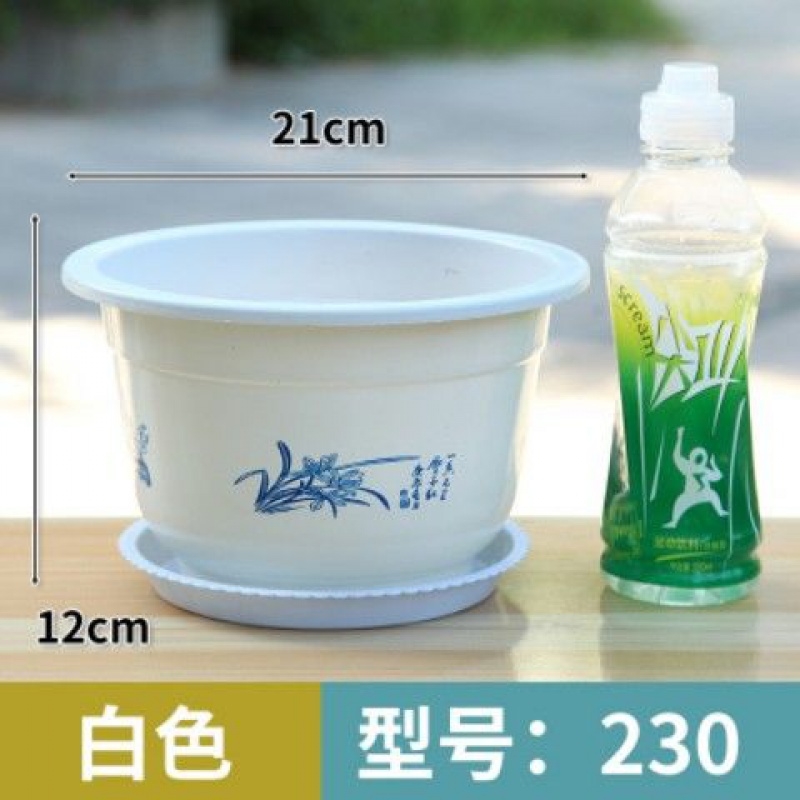 育苗袋/育苗杯/容器袋  花盆容器  红色白色加厚塑料花盆圆