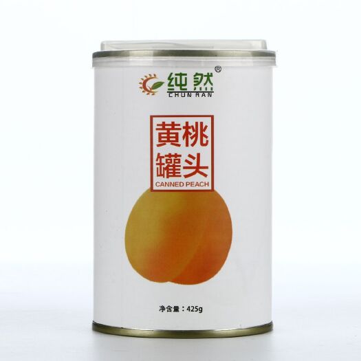 砀山县 纯然黄桃罐头425g12罐砀山特产