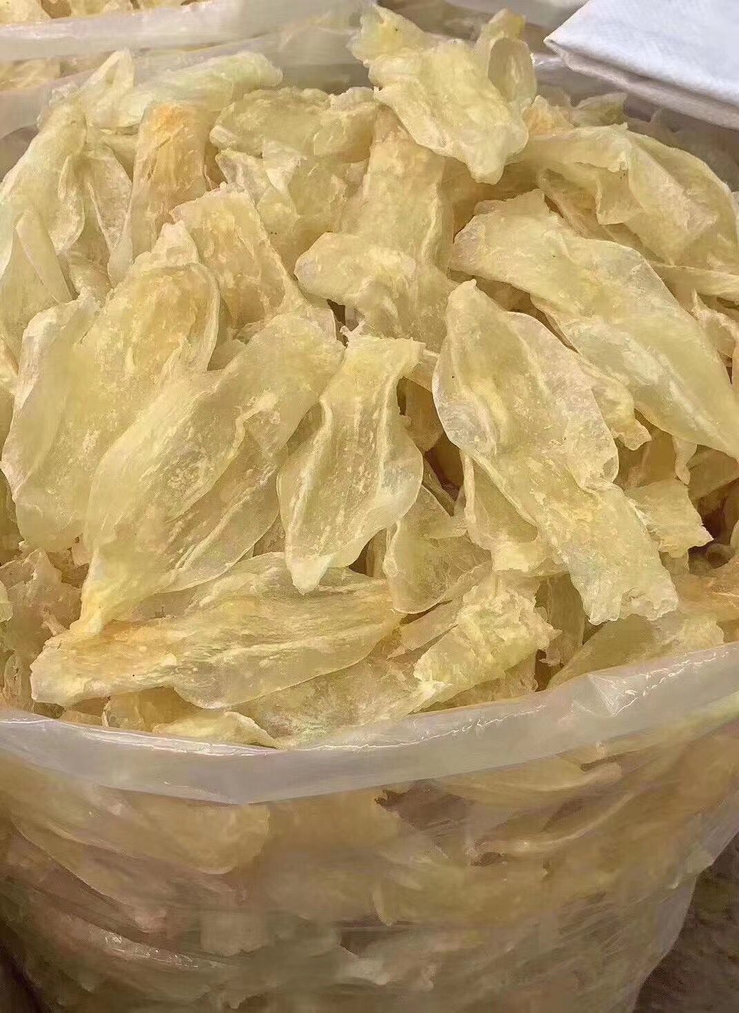 开边巴沙鱼胶25-30头清水厚肉一手货源